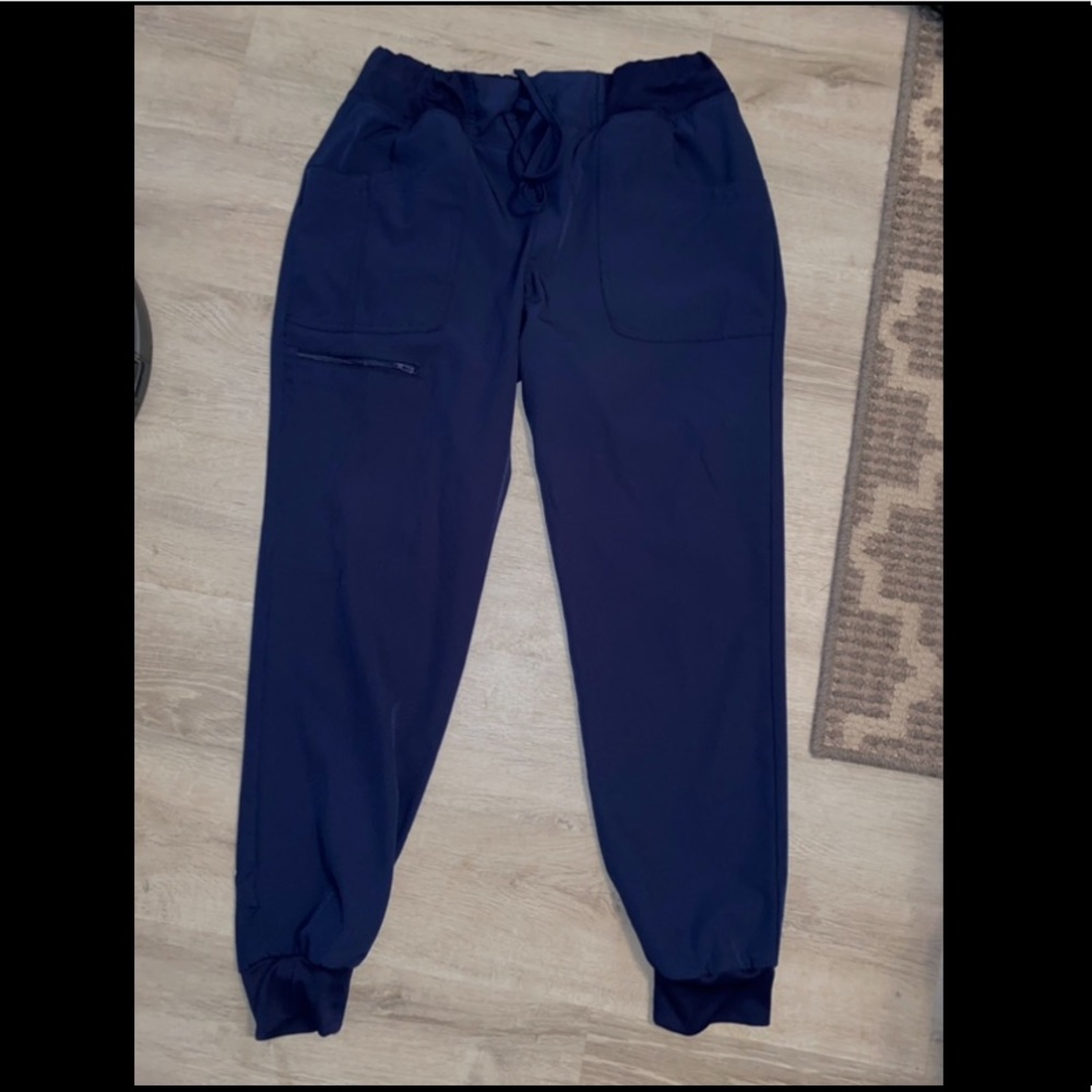Navy blue All Heart jogger scrub pants
